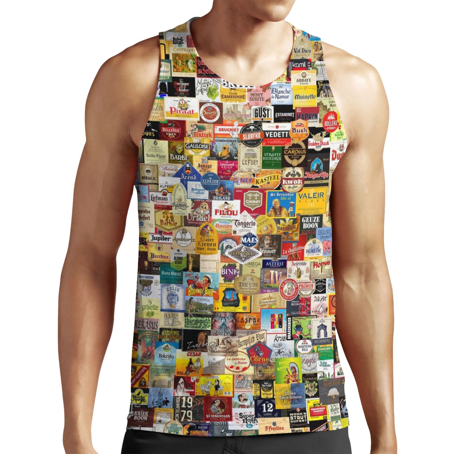 Belgian Beer All-over-print Unisex Tank Top