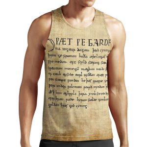 Beowulf Lines 1 11 All-over-print Unisex Tank Top