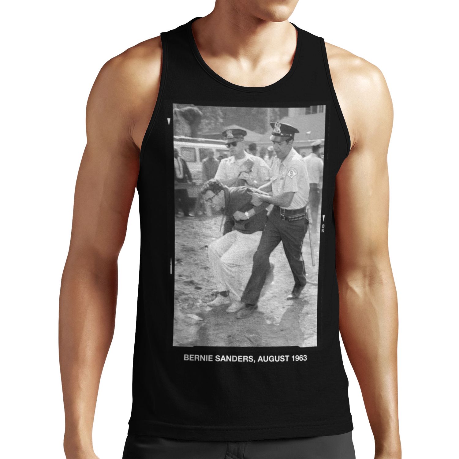 Bernie Arrest All-over-print Unisex Tank Top