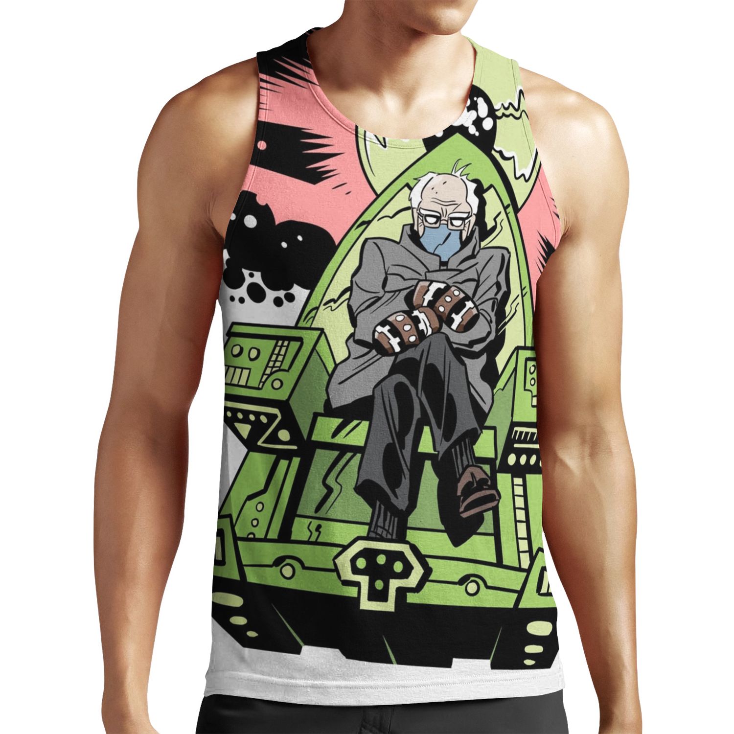 Berntron Cosmic All-over-print Unisex Tank Top