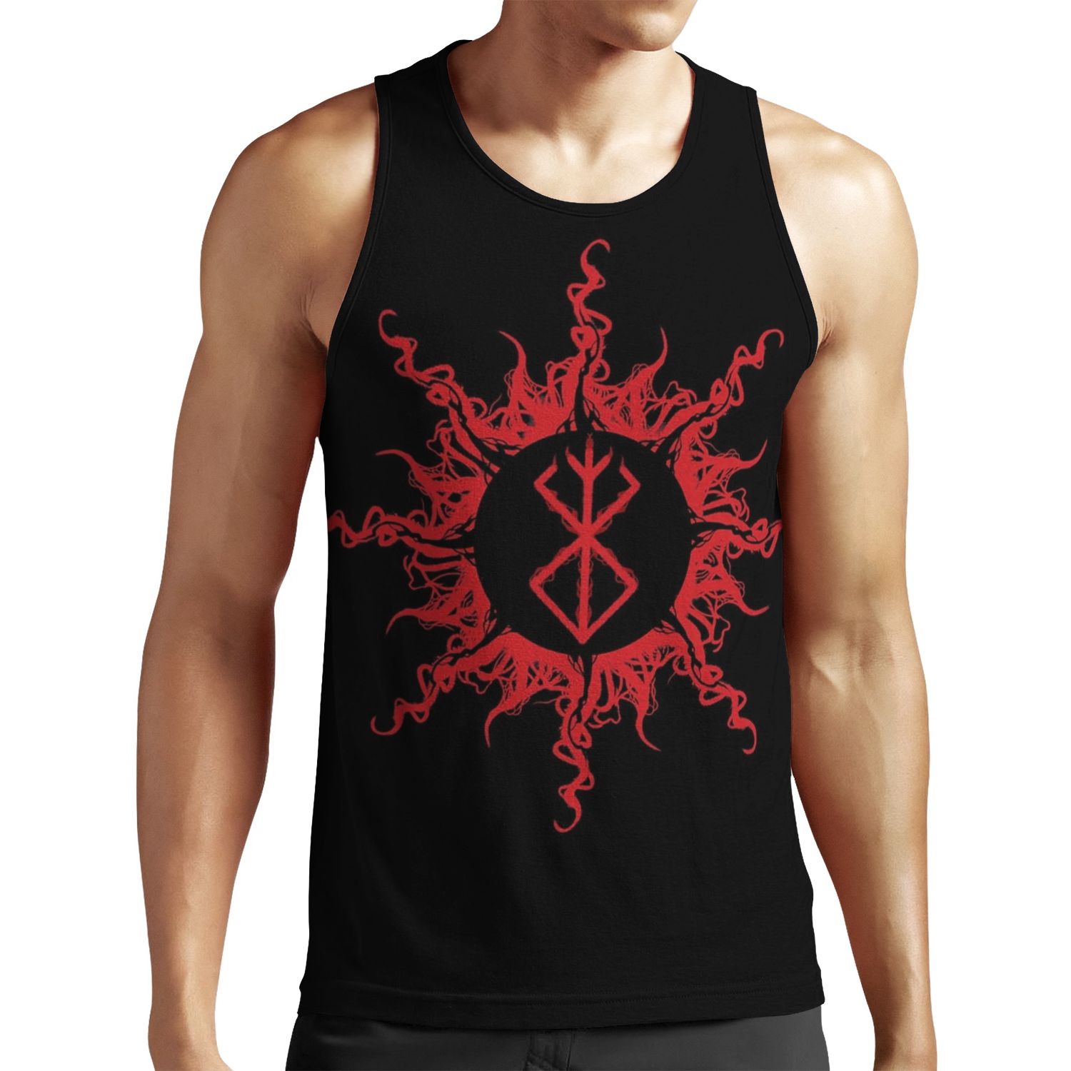 Berserk Eclipse Brand All-over-print Unisex Tank Top