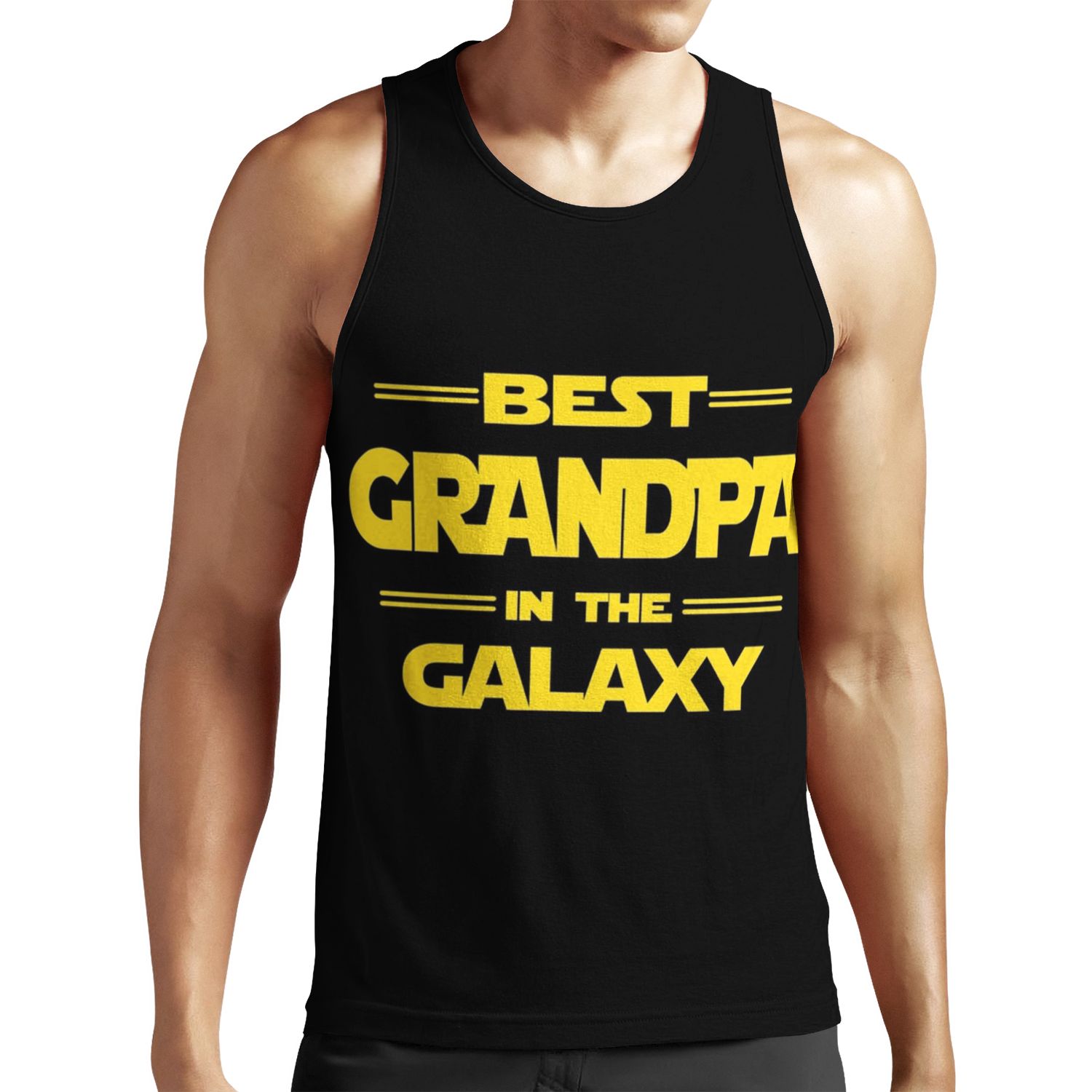 Best Grandpa In The Galaxy All-over-print Unisex Tank Top