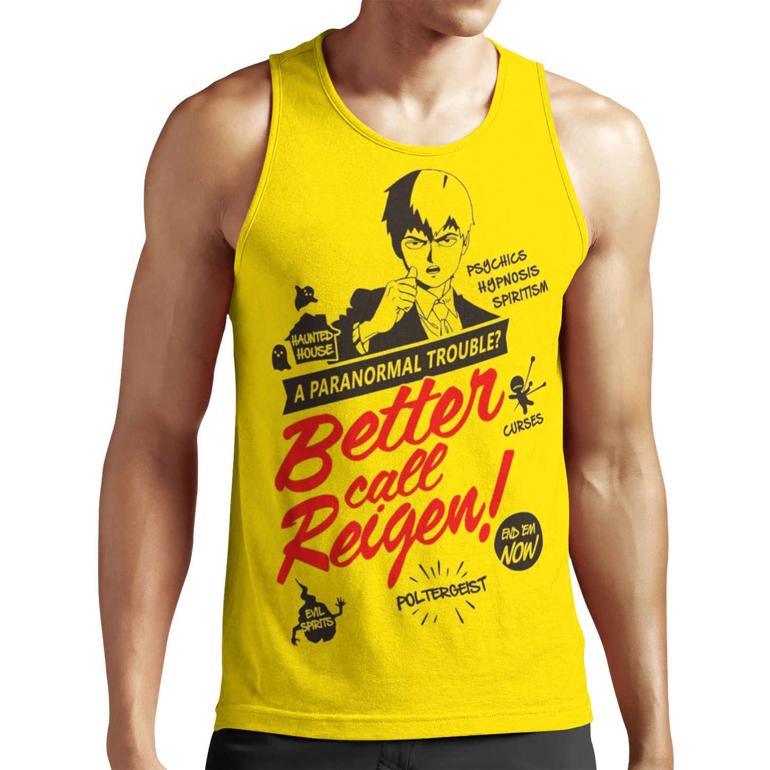 Better Call Reigen All-over-print Unisex Tank Top