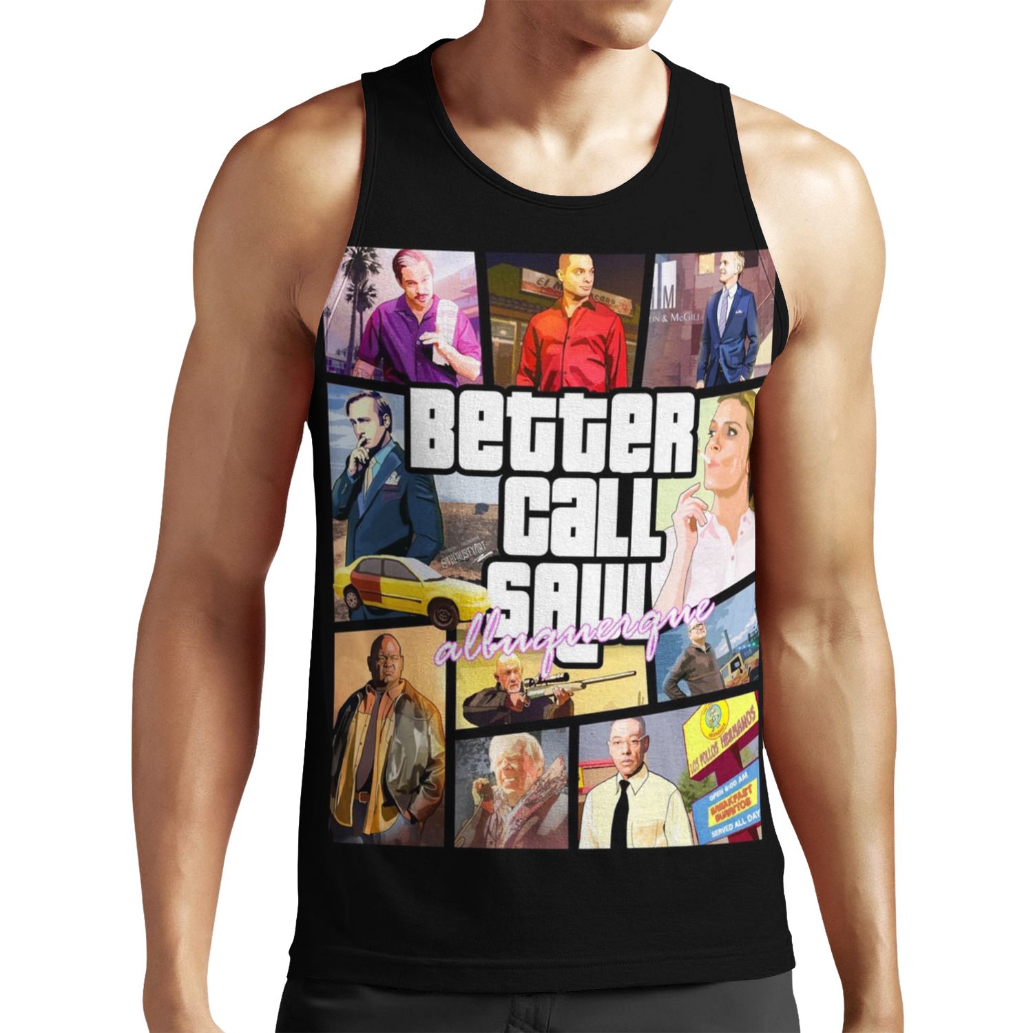 Better Call Saul Albuquerque Gta Art All-over-print Unisex Tank Top