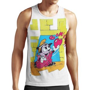 Betty Boop And Bimbo Freddie Top All-over-print Unisex Tank Top