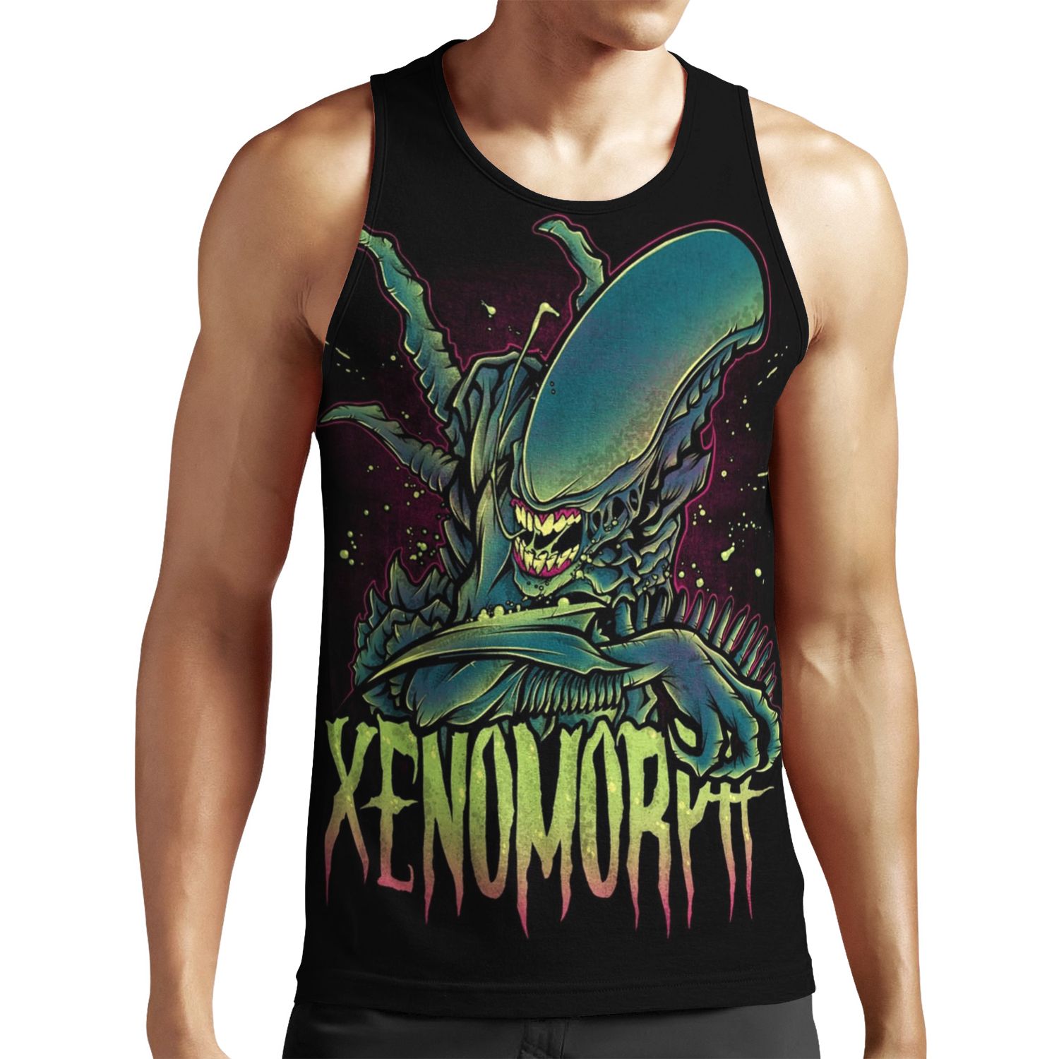 Beware The Xenomorph All-over-print Unisex Tank Top