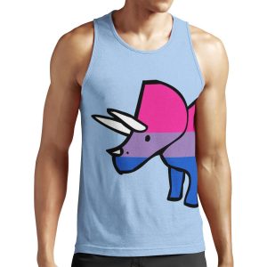 Biceratops Bisexual Triceratops All-over-print Unisex Tank Top