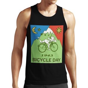 Bicycle Day All-over-print Unisex Tank Top 1943 Vintage Albert Hofmann Lsd All-over-print Unisex Tank Top