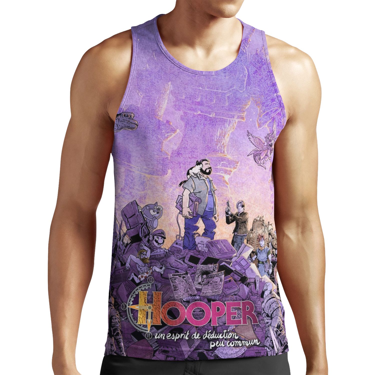 Big Bear Universe All-over-print Unisex Tank Top