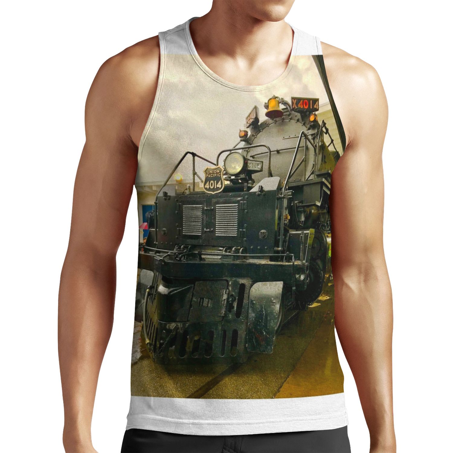 Big Boy Steam Locomotive All-over-print Unisex Tank Top