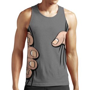 Big Hand Squeezing All-over-print Unisex Tank Top