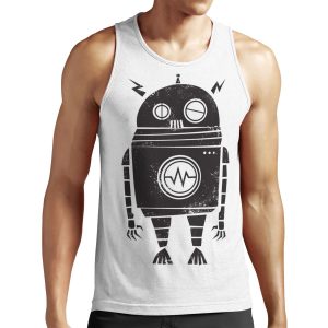 Big Robot 2 0 All-over-print Unisex Tank Top