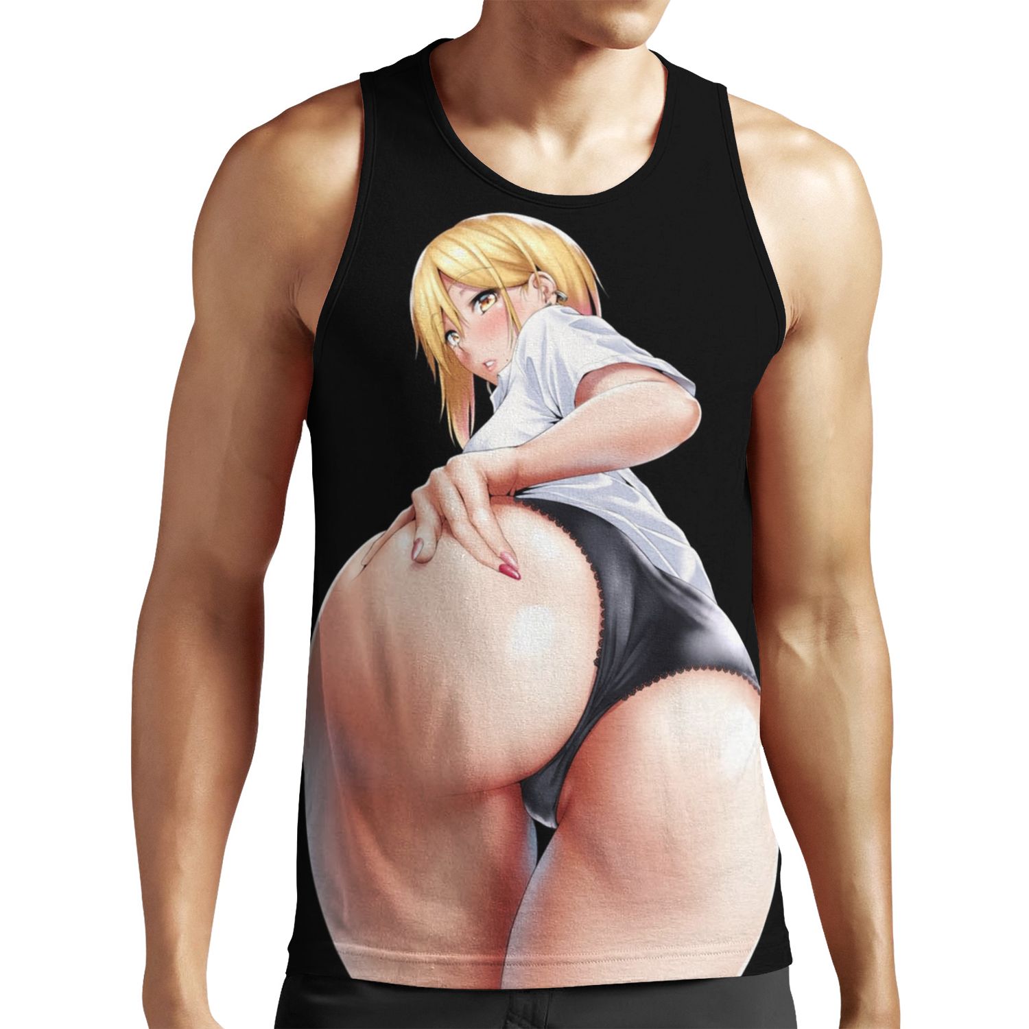Big Sexy Naughty Hentai Girl All-over-print Unisex Tank Top