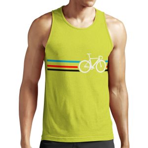 Bike Stripes Velodrome All-over-print Unisex Tank Top