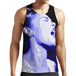Billie In Blues Billie Holiday All-over-print Unisex Tank Top