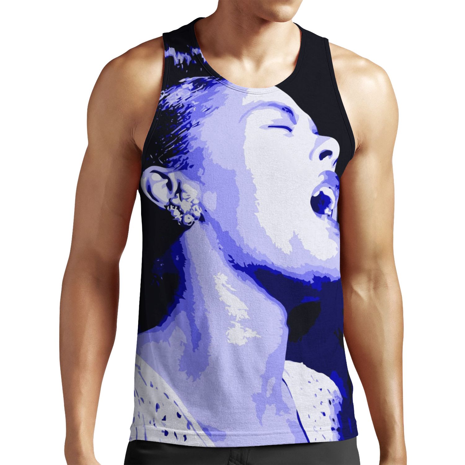 Billie In Blues Billie Holiday All-over-print Unisex Tank Top