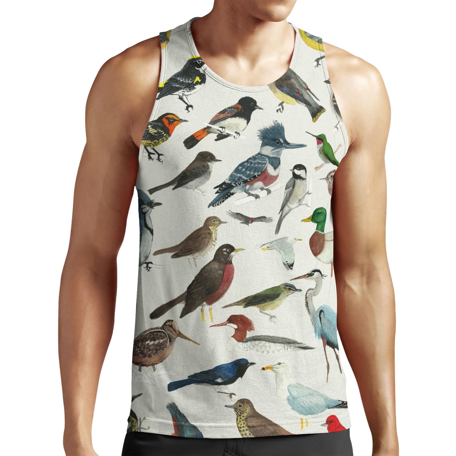 Bird Fanatic All-over-print Unisex Tank Top
