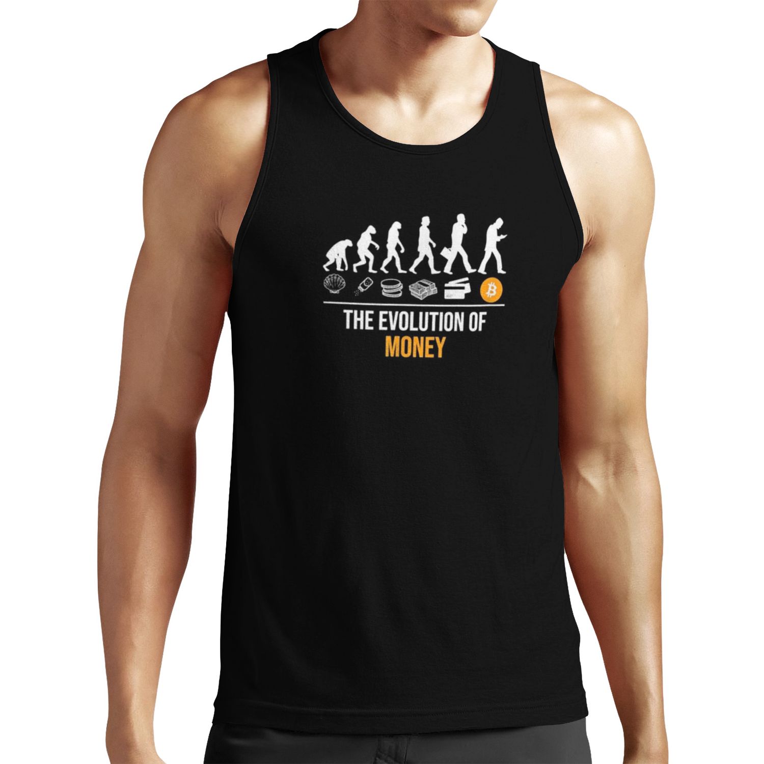Bitcoin Evolution Of Money Cryptocurrency All-over-print Unisex Tank Top