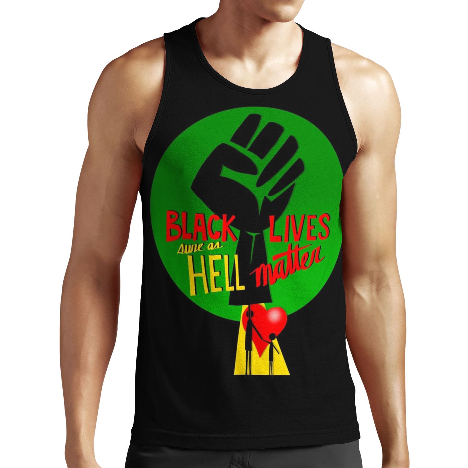 Bl Sure As Hell M All-over-print Unisex Tank Top