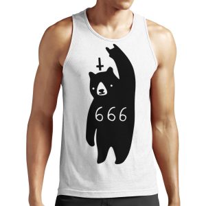 Black Bear Metal All-over-print Unisex Tank Top