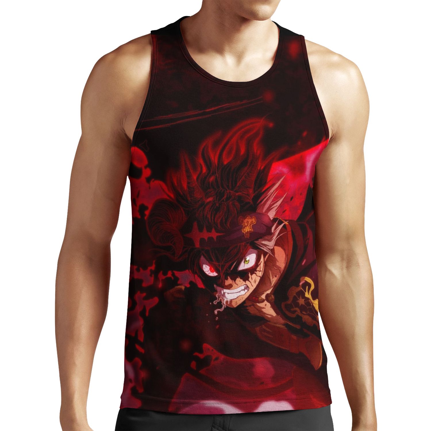 Black Clover Demon Asta All-over-print Unisex Tank Top