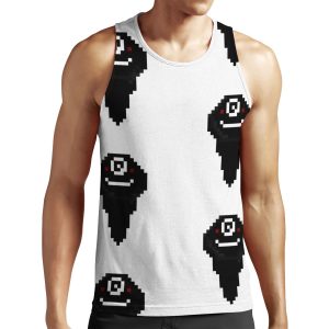Black Desert Online Black Spirit Pixel All-over-print Unisex Tank Top