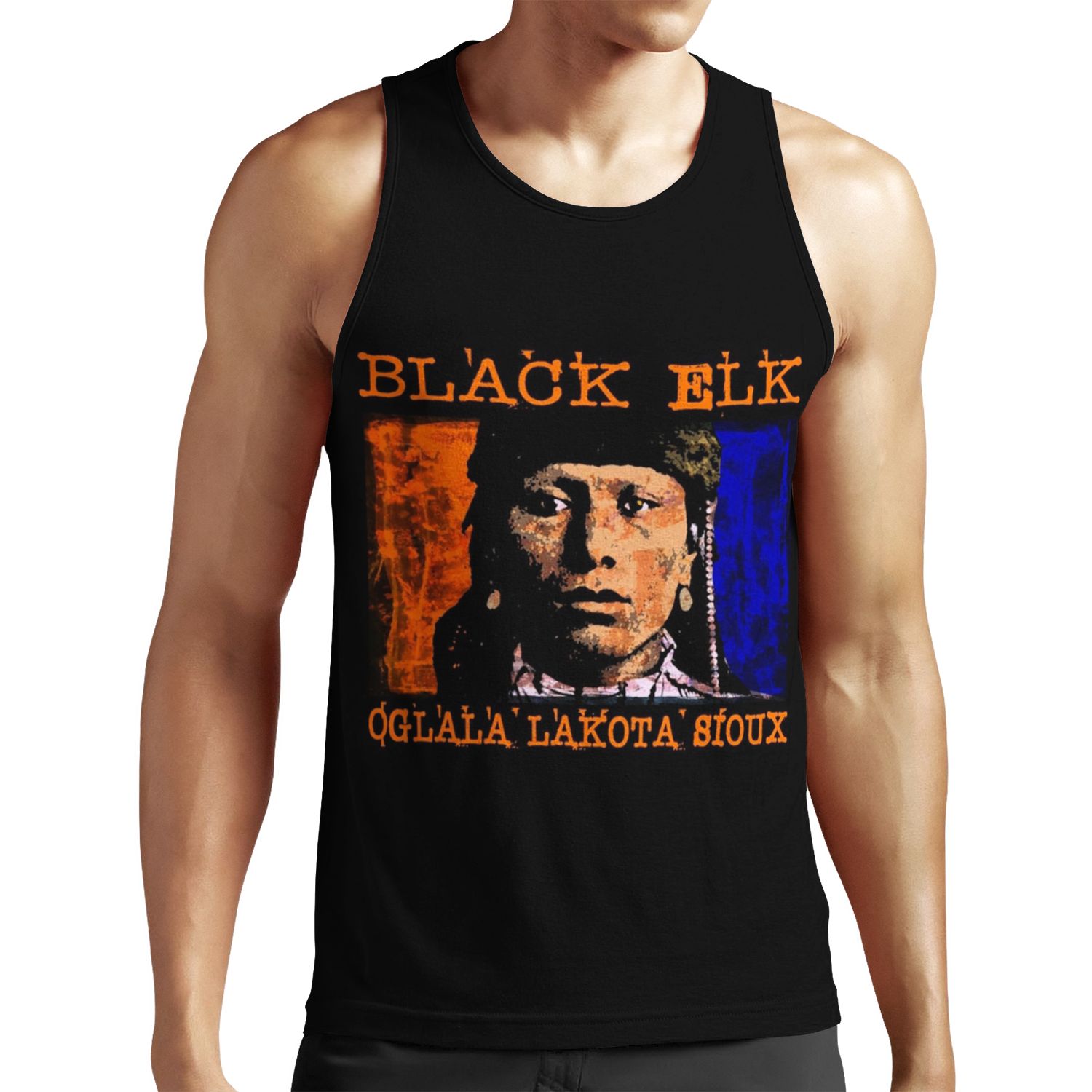 Black Elk Oglala Lakota Sioux All-over-print Unisex Tank Top