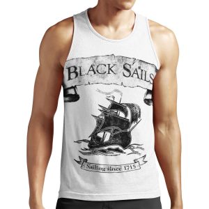 Black Sails Sailing Since 1715 All-over-print Unisex Tank Top