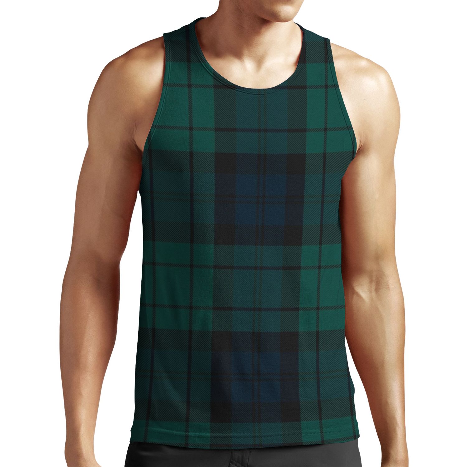 Black Watch Tartan All-over-print Unisex Tank Top