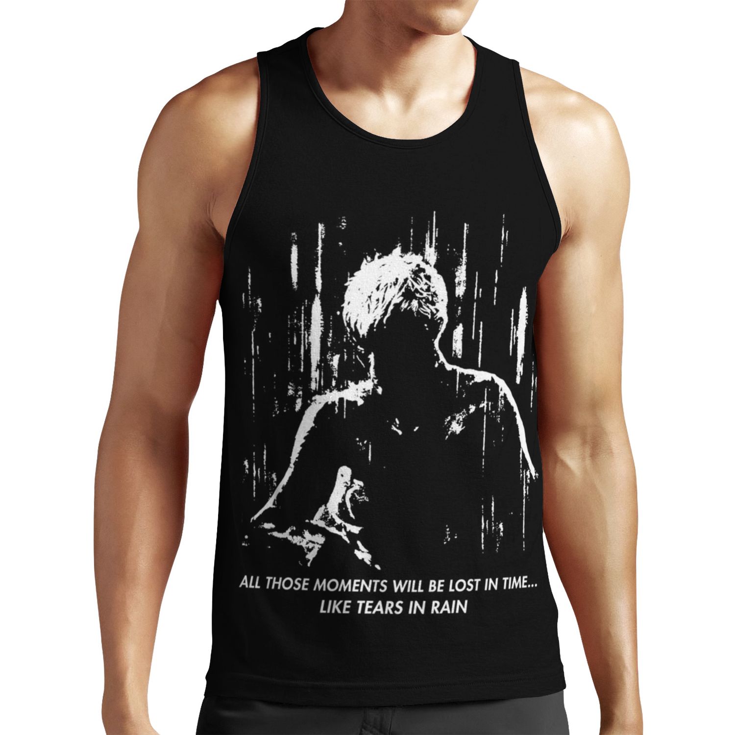 Blade Runner Like Tears In Rain All-over-print Unisex Tank Top