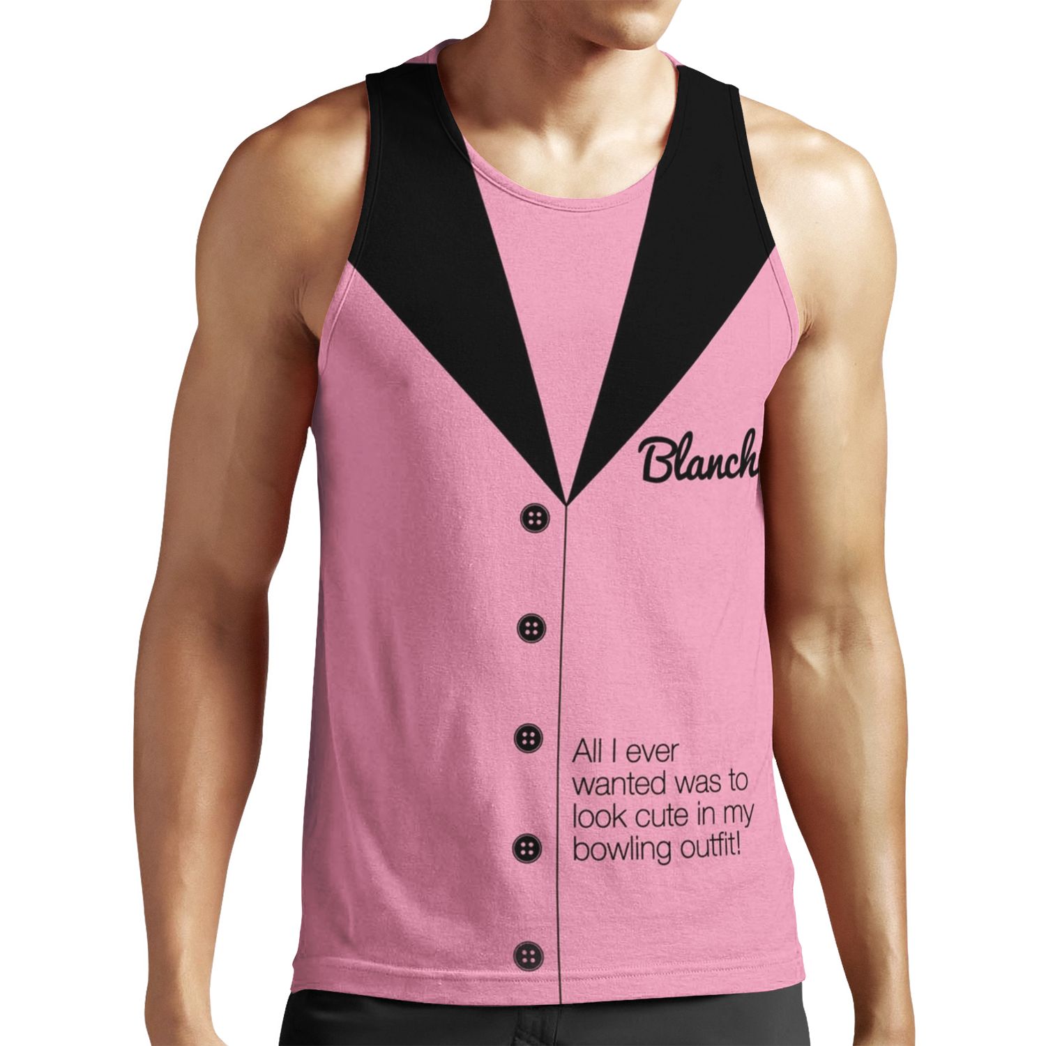 Blanche Deveroux Bowling Shirt The Golden Girls All-over-print Unisex Tank Top