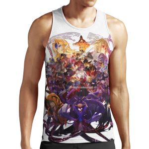 Blazblue All Characters All-over-print Unisex Tank Top