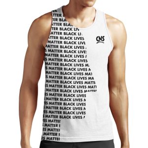 Blm On White All-over-print Unisex Tank Top