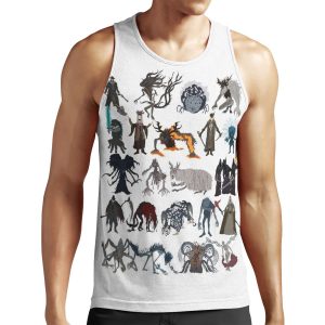 Bloodborne Bosses All-over-print Unisex Tank Top