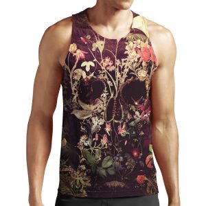 Bloom Skull All-over-print Unisex Tank Top