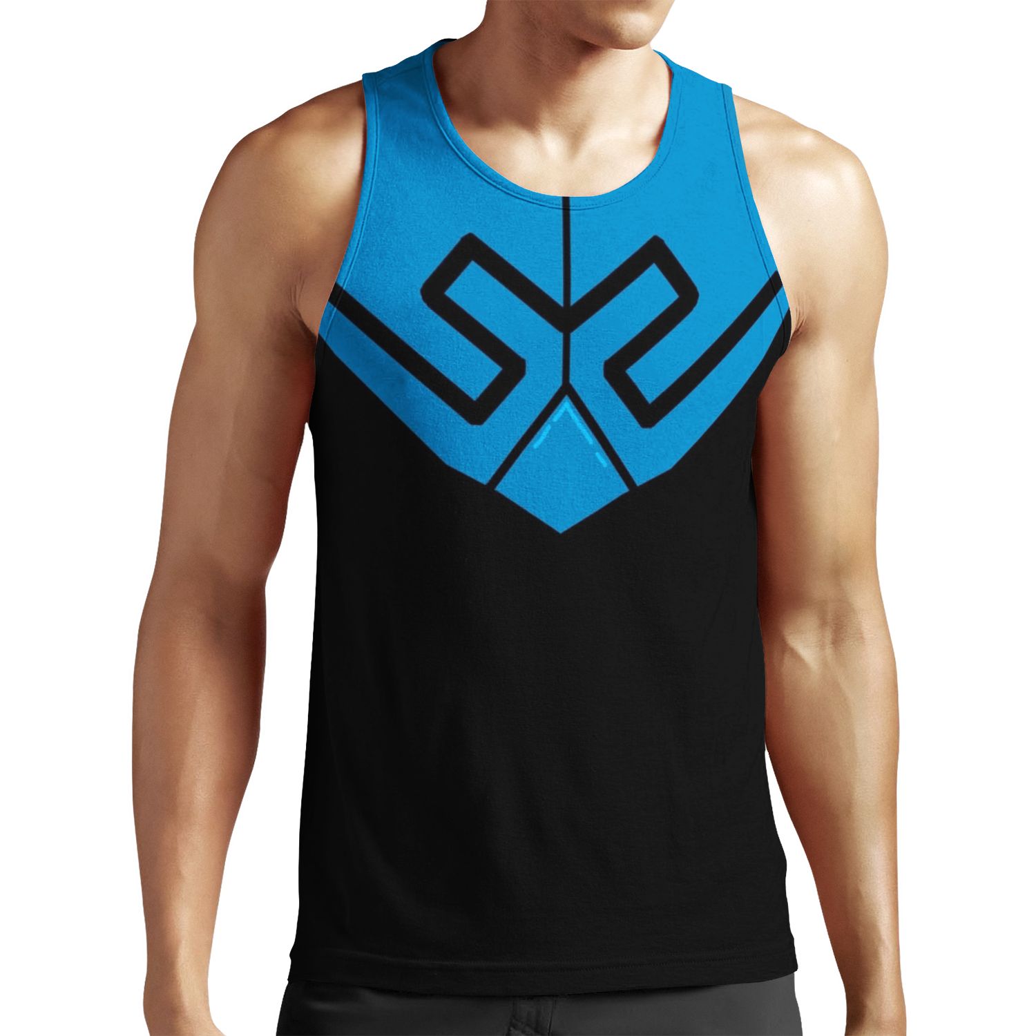 Blue Beetle Armor All-over-print Unisex Tank Top