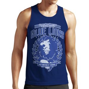 Blue Lions Class All-over-print Unisex Tank Top