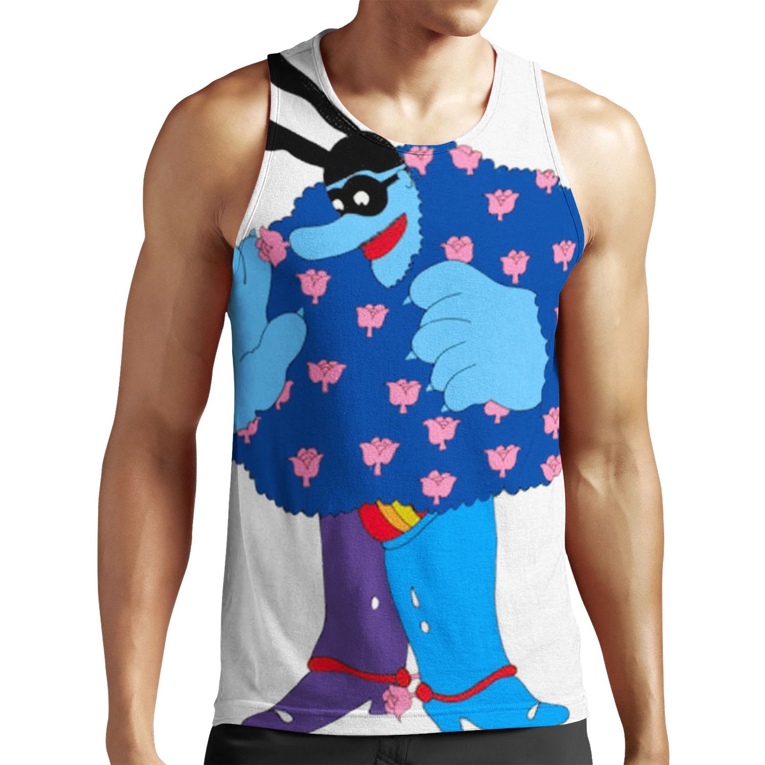 Blue Meanie All-over-print Unisex Tank Top