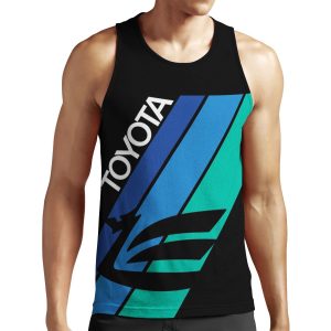 Blue Stripes Dragon All-over-print Unisex Tank Top