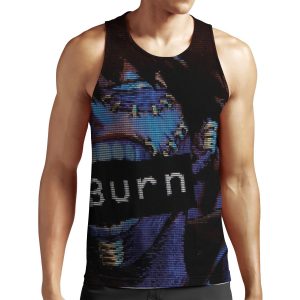 Bnha Dabi Vhs Aesthetic Burn All-over-print Unisex Tank Top
