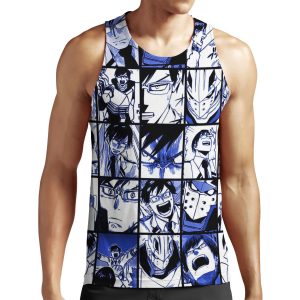 Bnha Iida Collage All-over-print Unisex Tank Top