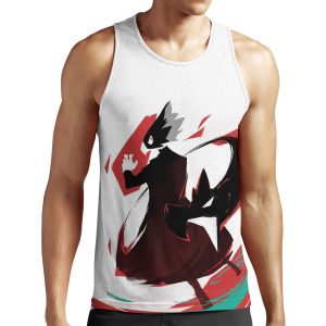 Bnha Mha Tokoyami White Version All-over-print Unisex Tank Top