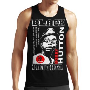 Bobby Hutton Black Panther All-over-print Unisex Tank Top