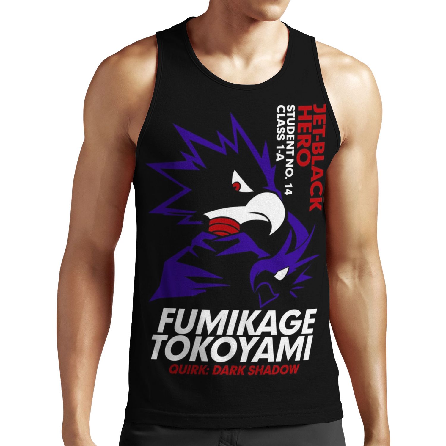 Boku No Hero Academia Fumikage Tokoyami My Hero Academy All-over-print Unisex Tank Top