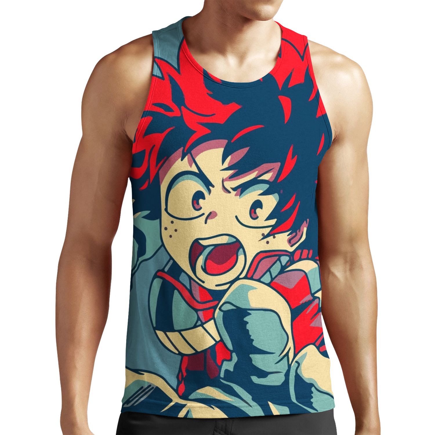 Boku No Hero Academia Midoriya All-over-print Unisex Tank Top