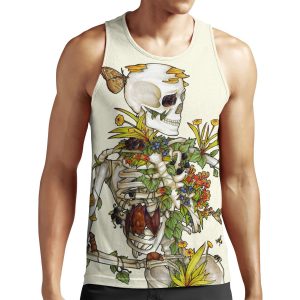 Bones And Botany All-over-print Unisex Tank Top