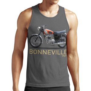 Bonneville T120 1969 All-over-print Unisex Tank Top