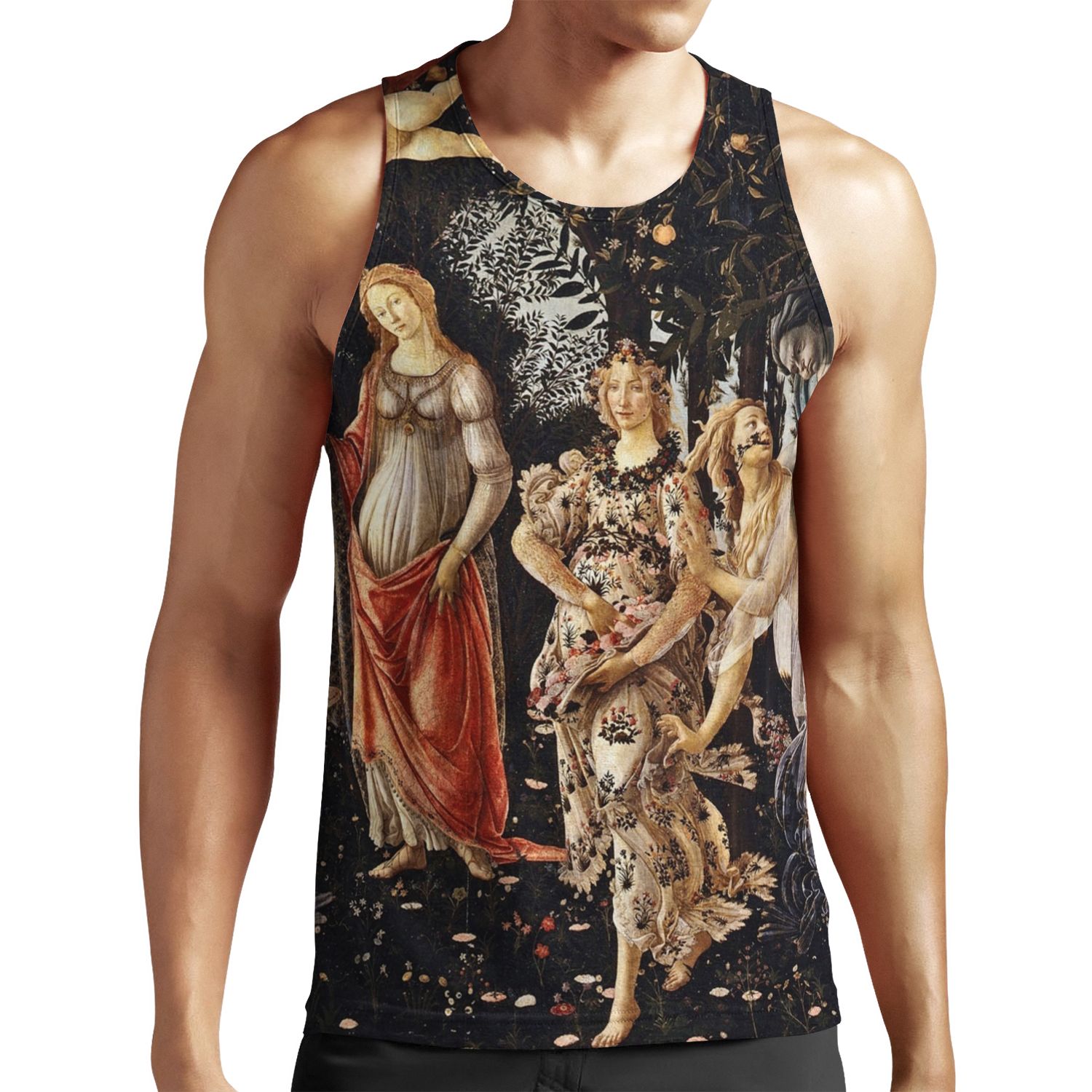 Botticelli La Primavera Spring 1481 1482 All-over-print Unisex Tank Top