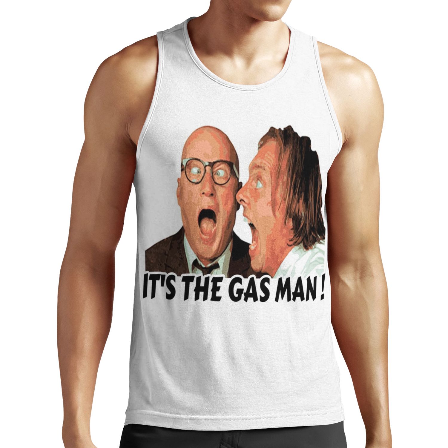 Bottom Ritchie And Eddie Its The Gas Man All-over-print Unisex Tank Top