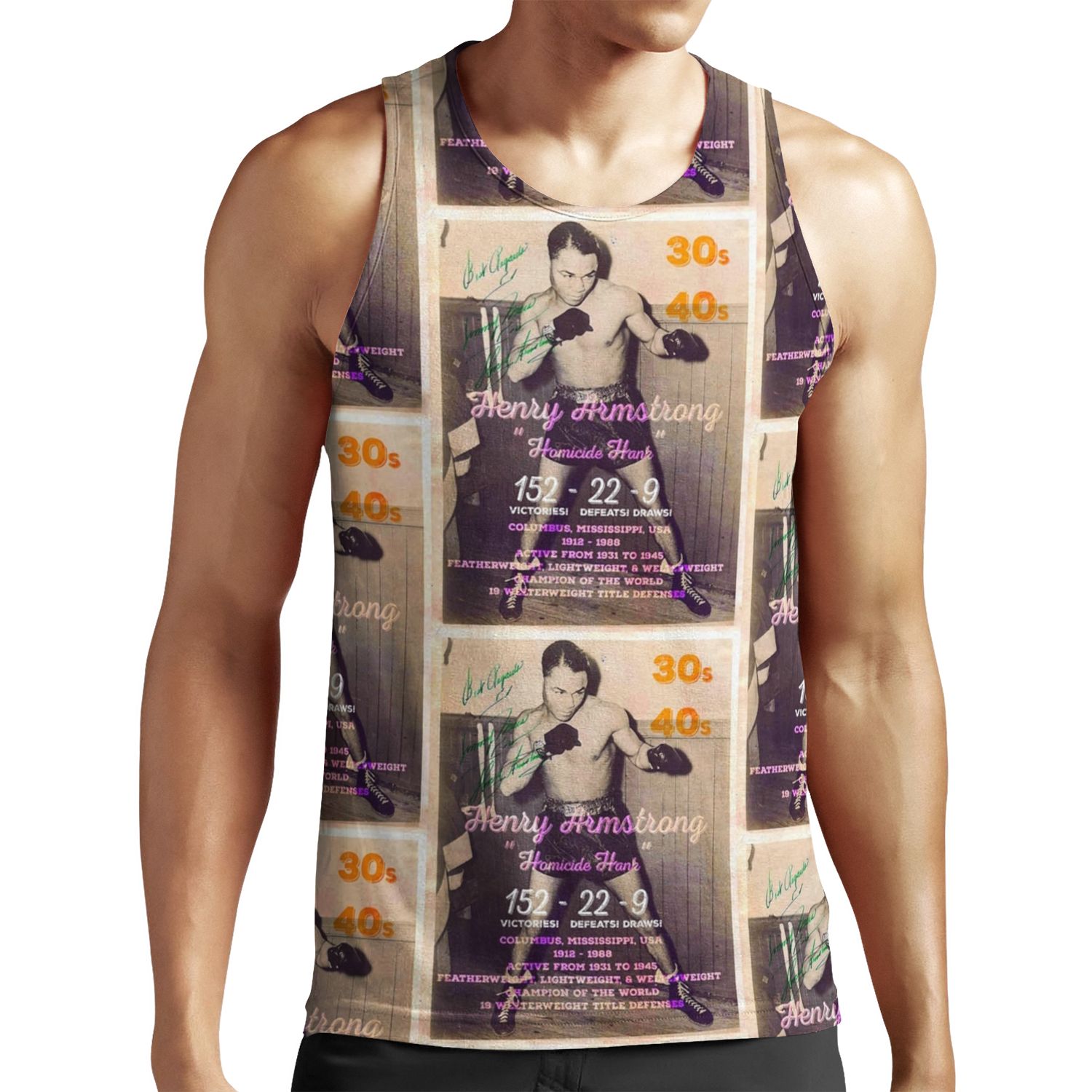 Boxing And Boxers Homicide Hank All-over-print Unisex Tank Top